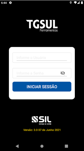 Android application TGSUL Estoques screenshort