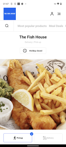 Android application The Fish House screenshort