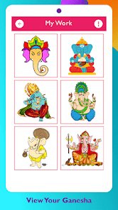 Lord Ganesha Paint, Ganesha Coloring Pictures  screenshots 5