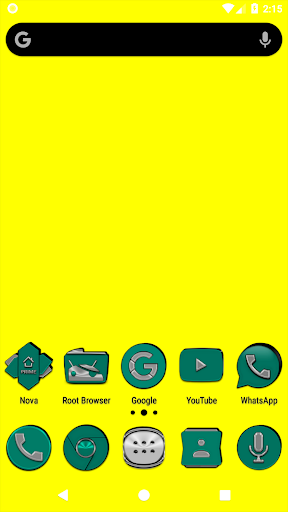Android application Teal Icon Pack screenshort