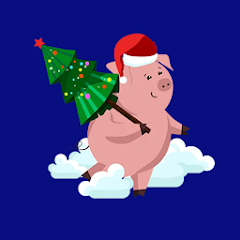 WAStickerApp Santa Pig Sticker icon