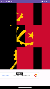 Angola Flag Puzzle