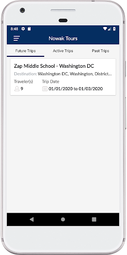 Nowak Tours Screen 2