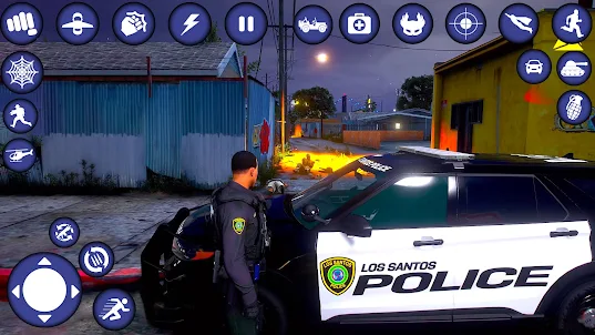 game lái xe ô tô cảnh sát
