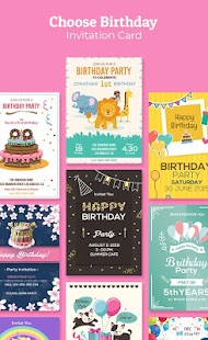 Birthday Invitation Maker : Invitation Card Maker Screenshot