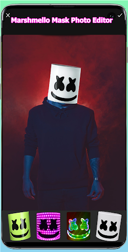 Marshmello Mask Photo Editor