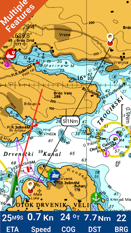 Mediterranean Sea GPS Charts - 4.4.3.7.7 - (Android)