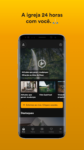 Android application Além do Véu SBC screenshort