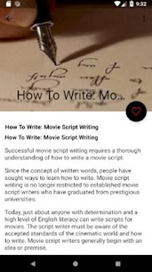 Script Writing – How To Write A Script Apk Download 2