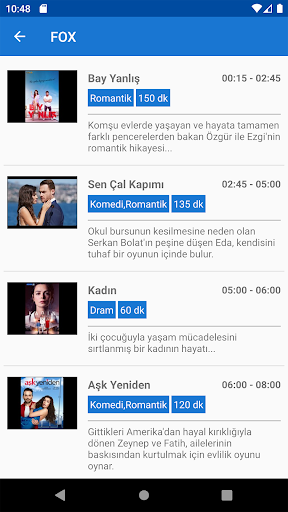 Canlı TV Program Rehberi Screen 2