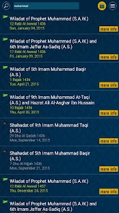 Islamic Calendar Screenshot