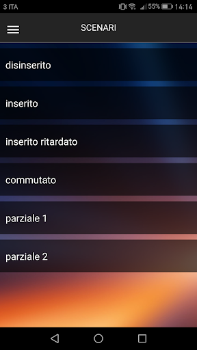 BTicino Home Alarm Screen 3