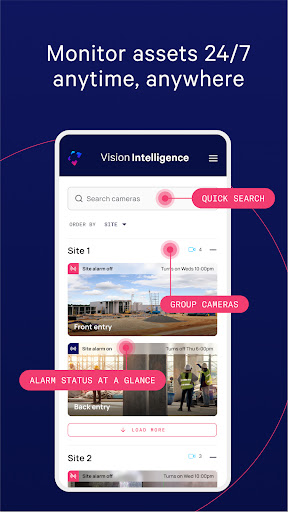 Android application Vision Intelligence screenshort