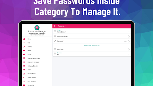 Passwords-Manager-PRO Mod APK 3.1.0 (Paid for free)(Full) Gallery 10