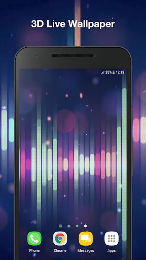 Android application Music Equalizer Live Wallpaper screenshort