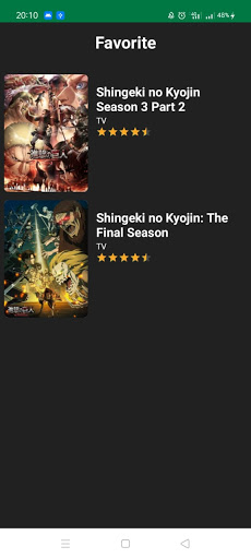 FAnime Screen 2