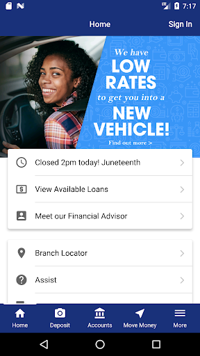 Android application IBEW and United Workers FCU screenshort