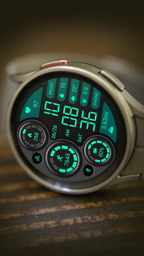 Retro Green ZKin Watch screenshot 18