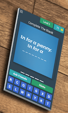 #1. Fill In The Words Game (Android) By: Triangle Stack