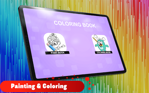 Android application abby Coloring Book Hatcher screenshort