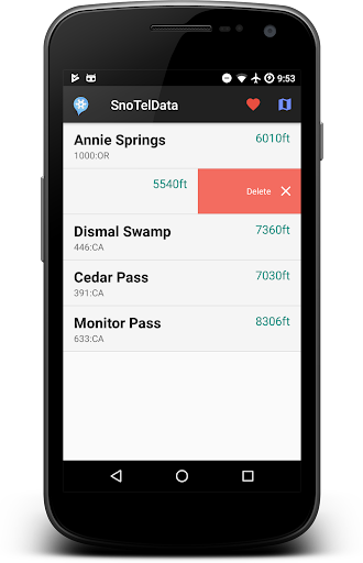 SnoTel Mapper - Snow Data screenshot 3