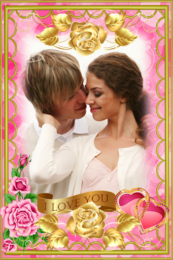 Android application Valentine Love Photo Frames screenshort