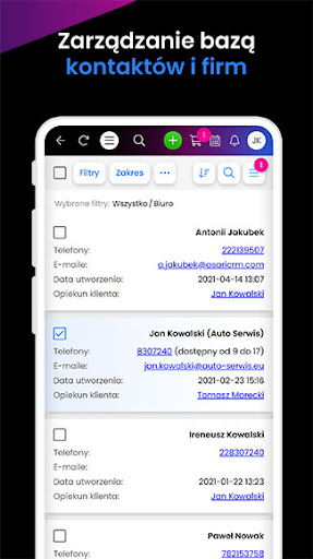 ASARI CRM Screen 3