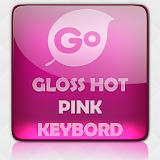 Glossy Keyboard Fuchsia Theme icon