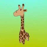 The African Giraffe 3D HD free icon