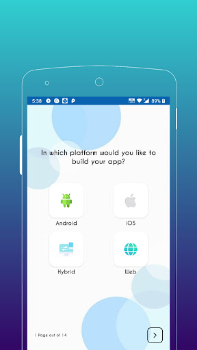 Android application App Cost Estimation screenshort