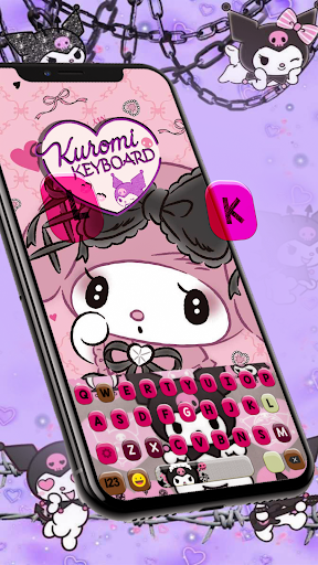 Cute Kuromi Keyboard Screenshot 2 - AppWisp.com
