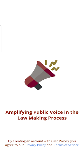 Android application Civic Voices Lite screenshort