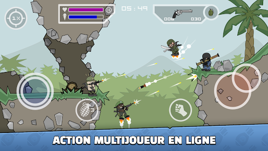 Code Triche Mini Militia - Doodle Army 2 APK MOD Argent illimités Astuce screenshots 1
