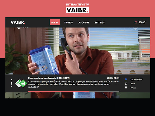 VAIBR. iTV Screen 3