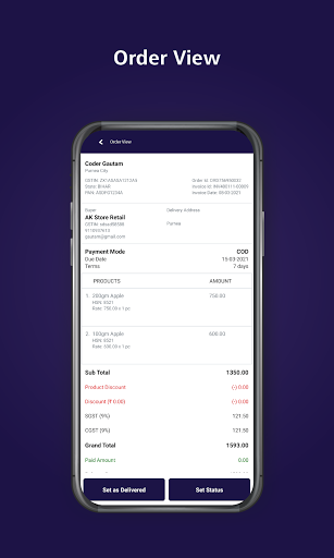 Egpaid For Delivery Screen 2