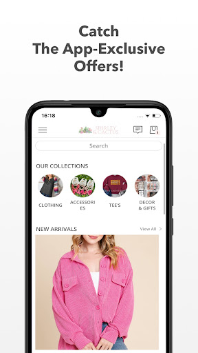 Screenshot of Shirley & Cactus Boutique