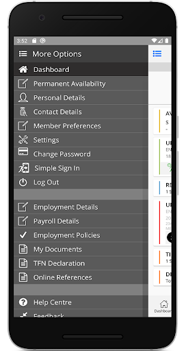 Entire OnHire: Workforce Screen 2