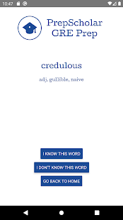 GRE Vocabulary Flashcards by P Screenshot