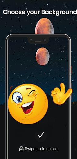 Android application Emoji Lock Screen screenshort