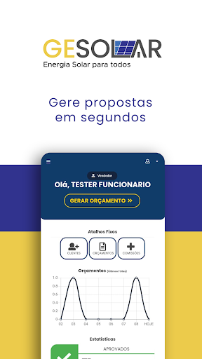 Android application GESolar screenshort