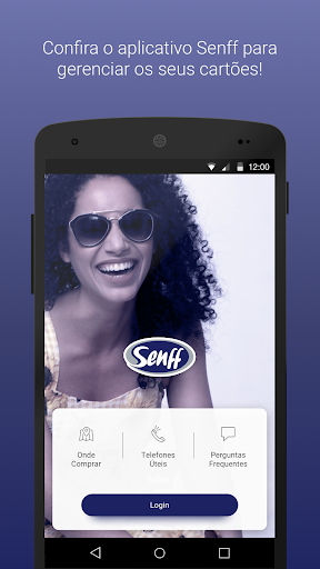 Android application Senff - Clientes screenshort