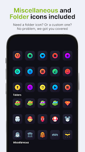 Screenshot ng Nova Dark Icon Pack