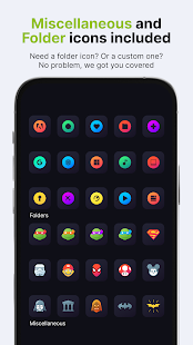 Nova Dark Icon Pack Tangkapan layar