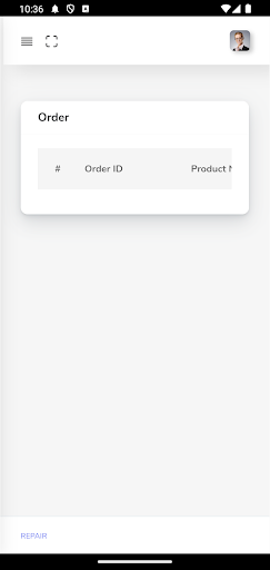 Mobile Repair - User Screen 2