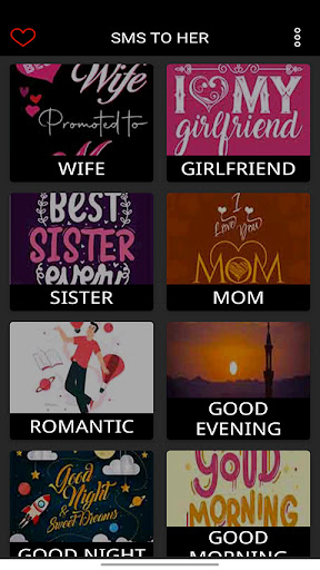 Android application love messages for her 2024 screenshort