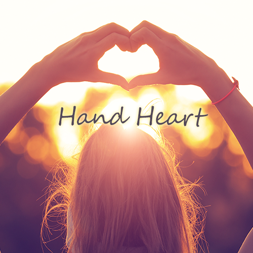 Cute Theme-Hand Heart- logo