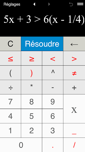 Aperçu de l'application