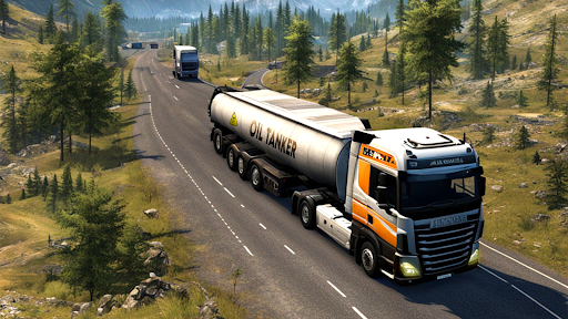 Oil Tanker Truck Driving Games Screen 2
