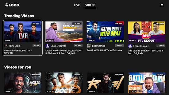Loco : Live Game Streaming Screenshot