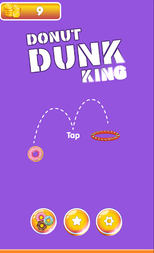 Android application Donut Dunk King screenshort